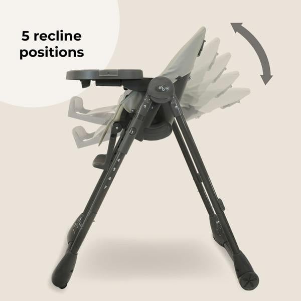 My Babiie MBHC9 Luxe Highchair - Grey