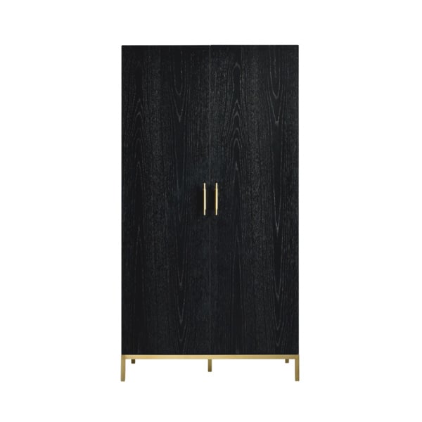 Tulip Wardrobe - Wenge (Black Stained Oak)