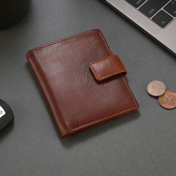 Leather Credit Card Holder – Aldo Tuscan 2217 Chestnut (5)