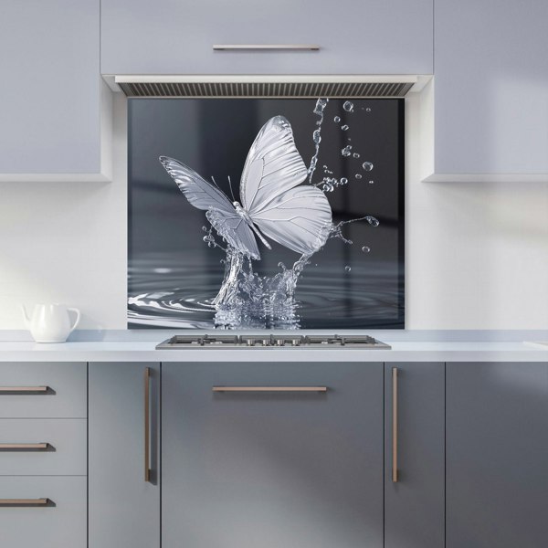 Warren Reed - Designer Crystal Butterfly Water Dance Kitchen Splashback