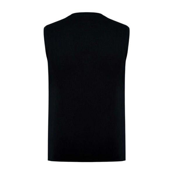 Slazenger Mens Logo Cotton Vest Top - Black - 