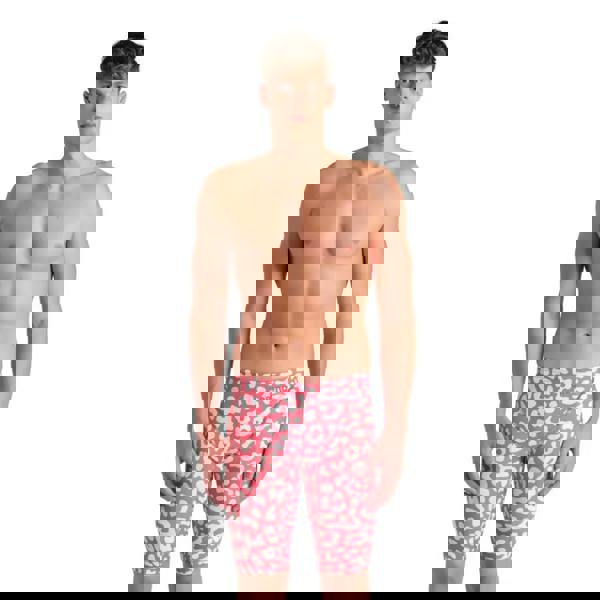 Limited edition leopard skin Powerskin ST NEXT jammers in pink with white hearts