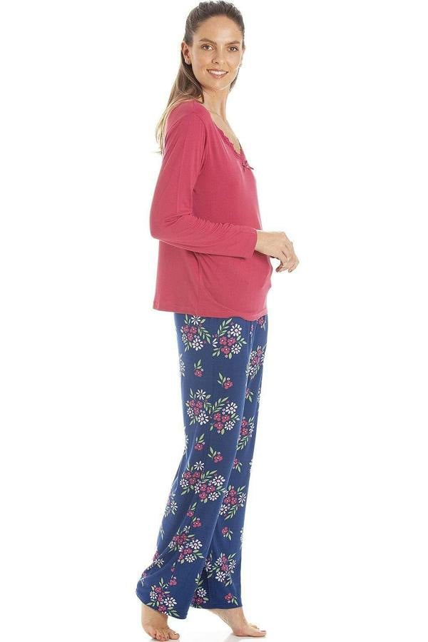 Womens Floral Print Spandex Pyjamas