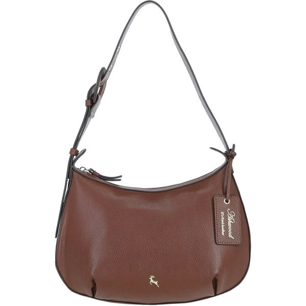 Elegant Real Leather Shoulder Bag: 64732