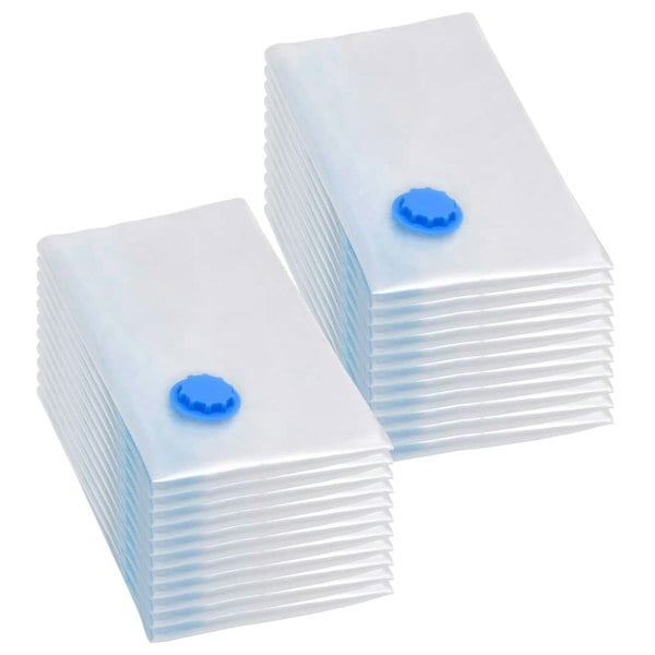 Berkfield Vacuum Travel Storage Bags Clothing Bags 80x60 cm 20 pcs