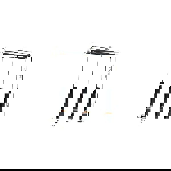 Milagro Vidar Black Pendant Lamp 3XGU10 Hand Made Modernist Cuboid Design With Natural Wooden Inserts