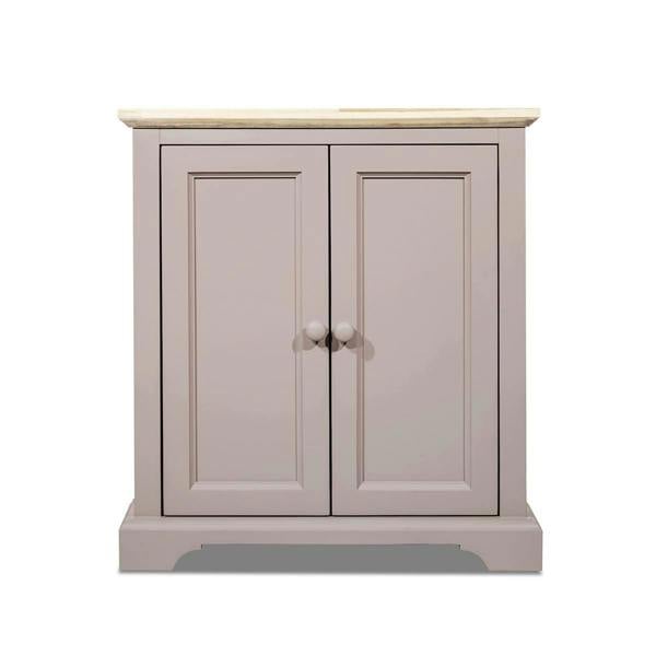 Statement Furniture Florence Corner Sideboard with Cupboard and Shelf. Assembled Storage