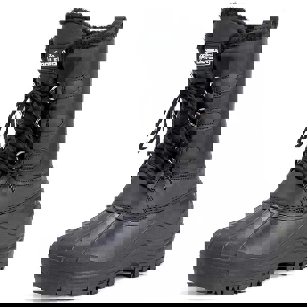 VIVA Polar Mens Muck Lace Up Short Nylon Winter Snow Rain Duck Boots