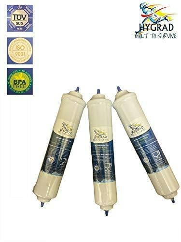 HYGRAD BUILT TO SURVIVE HYGRAD® Replacement Fridge Water Filters Replaces GE, Culligan, Samsung, Brita For DA99-02131A, EF-9603 (Pack of 2,3,6 or 12)