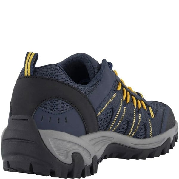 Hi-Tec Mens Jaguar Walking Shoes - Navy/Yellow