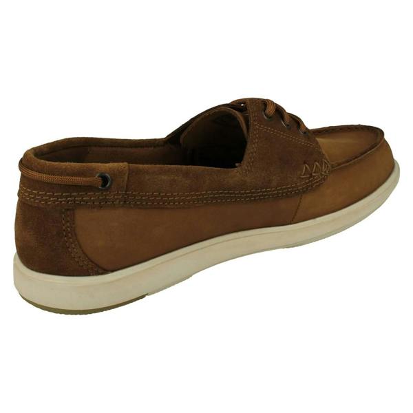 Clarks Mens Clarks Relaxed Style Lace Up Deck Shoes Bratton Boat