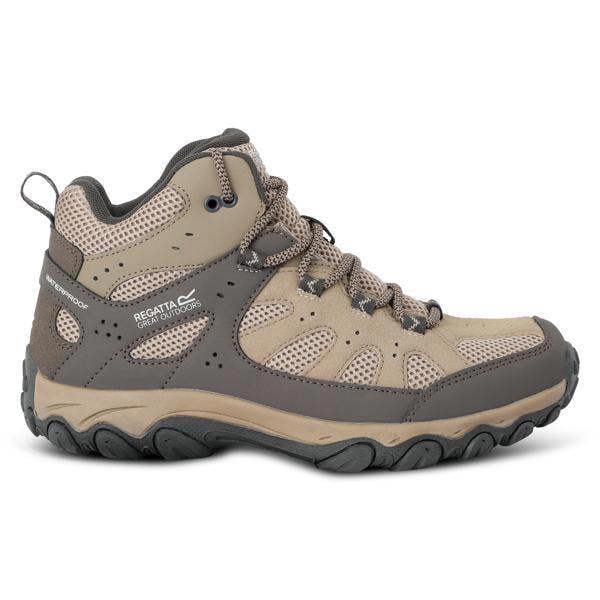 Regatta Womens/Ladies Edgepoint IV Mid Cut Walking Boots - Soft Taupe/Treetop - 