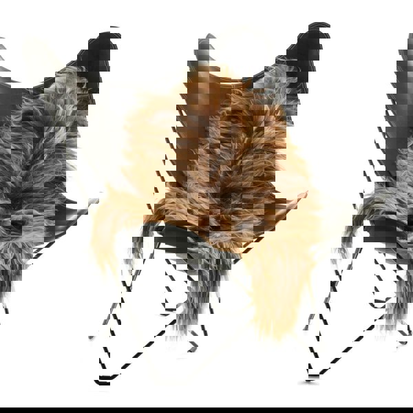 Icelandic Sheepskin | Long Wool | 100-120 cm Rusty Brown