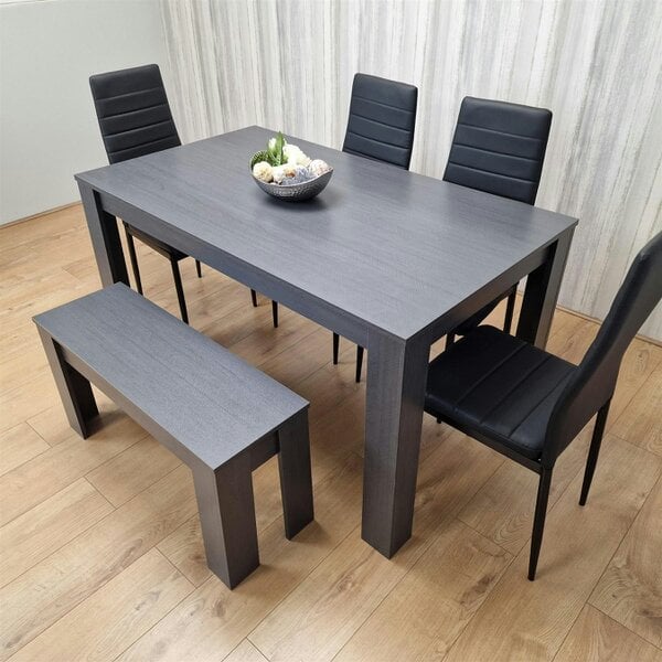 Kosy Koala Dining Table Set with 4 Chairs and a Bench Dining Room and Kitchen table set of 4