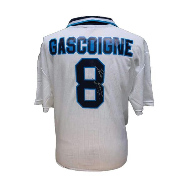 Unbranded Paul "Gazza" Gascoigne Signed Euro 96 England shirt