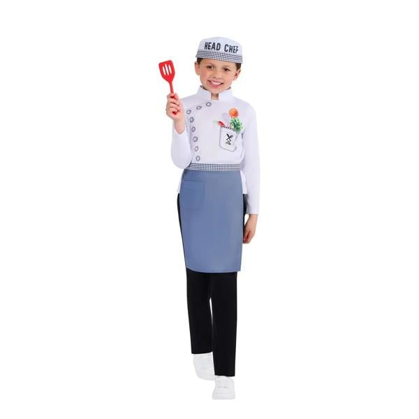 Bristol Novelty Childrens/Kids Modern Chef Costume Set - Multicoloured - 