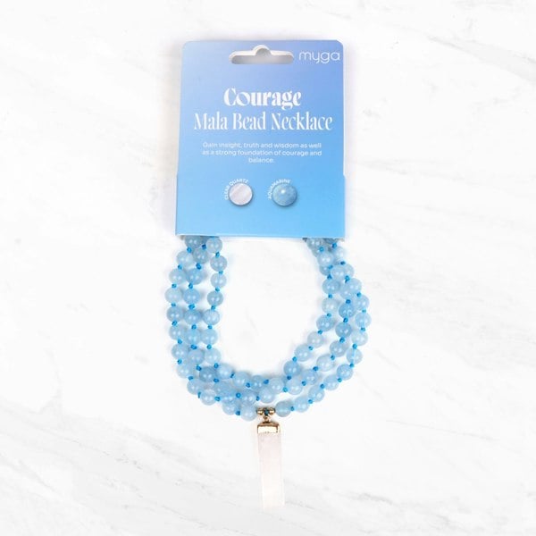 Myga Courage Mala Bead Necklace