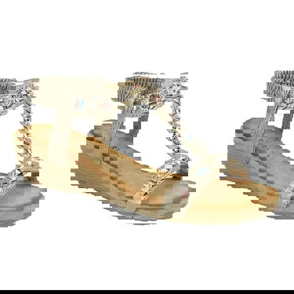 Cipriata Womens/Ladies Lia Sandals - Pewter