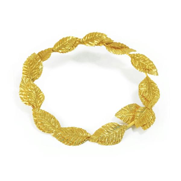 Bristol Novelty Unisex Adults Deluxe Roman Laurels Headband - Gold - 