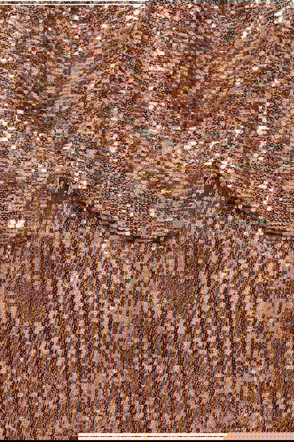 Sequin Cowl Maxi Dress - Bronze DR4051P