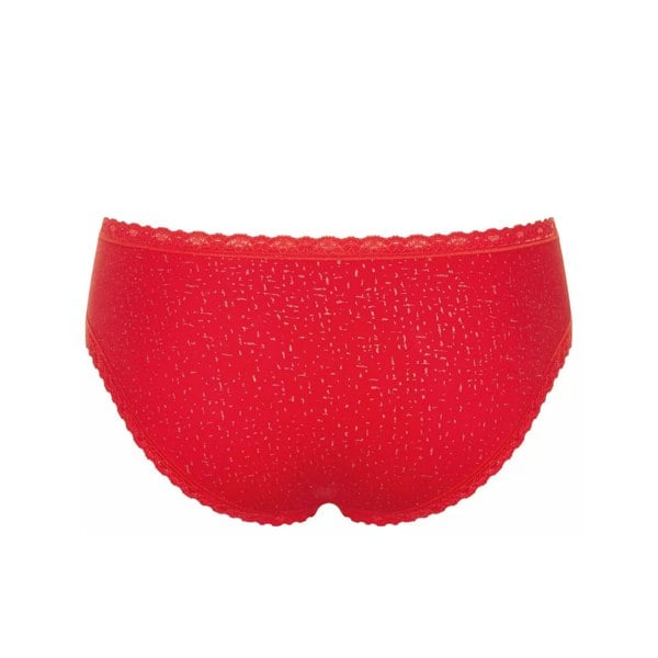 Sloggi 24/7 3-Pack Cotton Hipster Briefs, Cream/Purple/Red