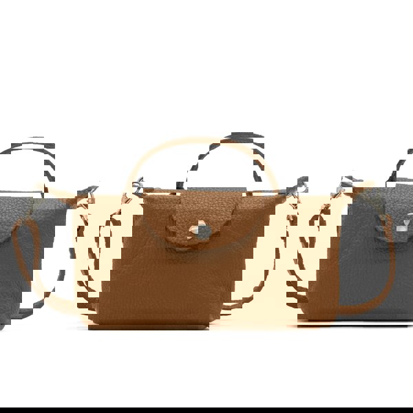 Kitise Fashion Italian Leather Mini Top Handle Crossbody Bag