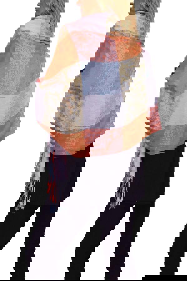 Paulo Due Paisley Design Pashmina-Style Scarf