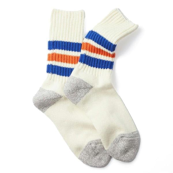 ROTOTO Coarse Ribbed Old School Crew Socks