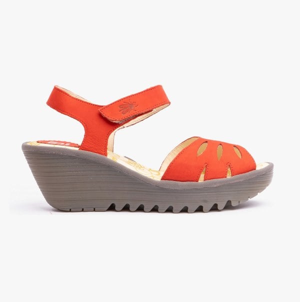 Fly London YAZI479FLY Womens Sandals Scarlet