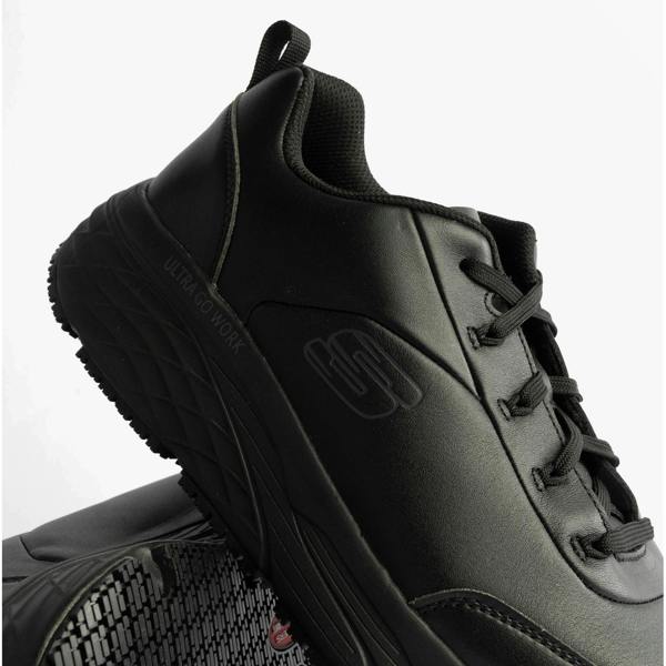 Skechers CUSHIONING ELITE SR-FILCH Workwear Trainers in Black