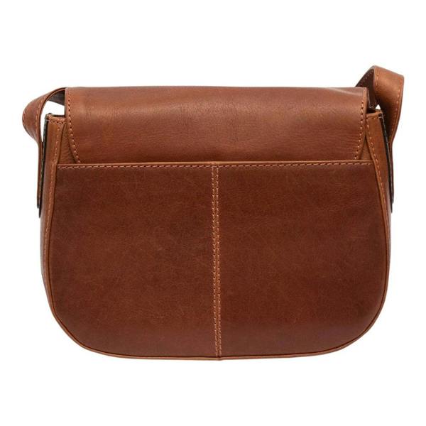 Back view of Tan Leather Shoulder bag