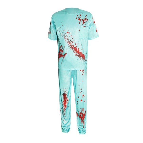 Bristol Novelty Mens Bloody Doctor Costume - Blue