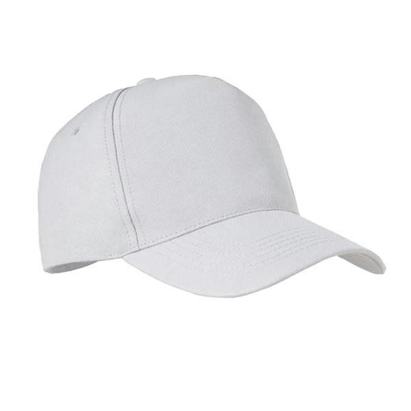 MidOcean Senga RPET 5 Panel Baseball Cap - White - 