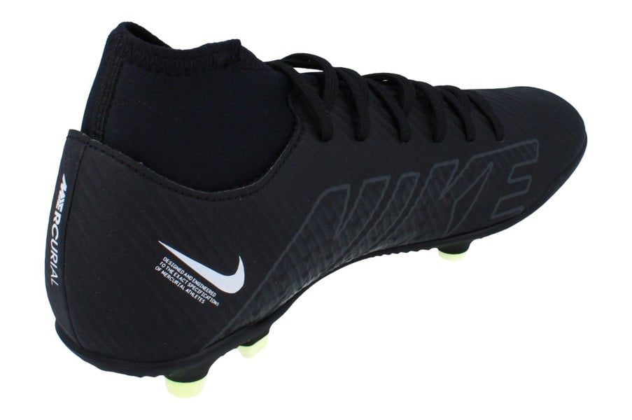 Nike Superfly 9 Club Fg/Mg Mens Football Boots Dj5961  001 - Black Dark Smoke Grey 001 - Photo 2