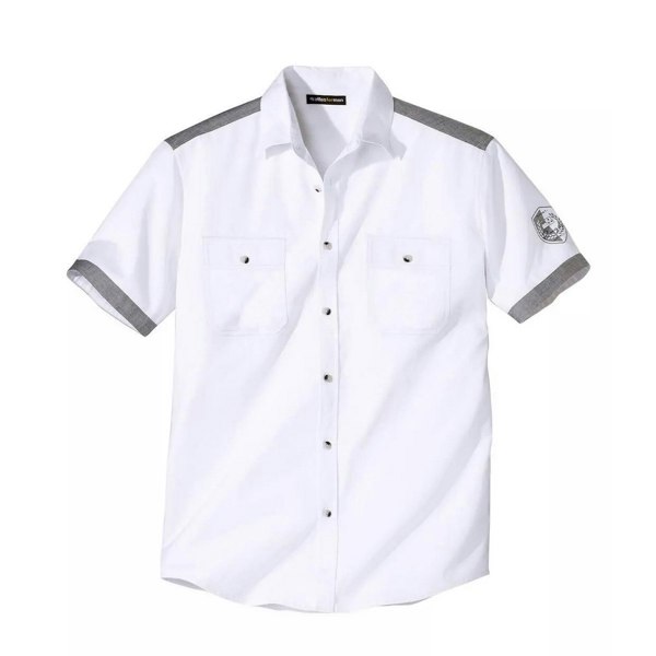 Atlas For Men Mens Pilot Shirt - White