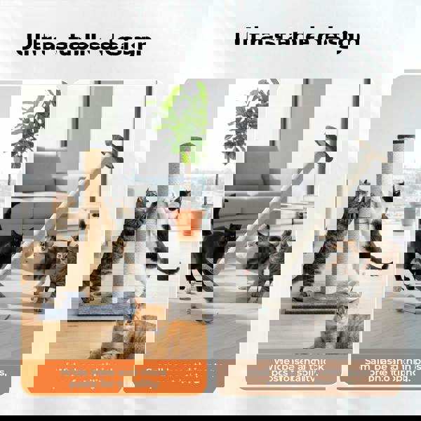 Skylos Tall Cat Scratching Post Natural Sisal Pole Heavey Duty Base with Ball