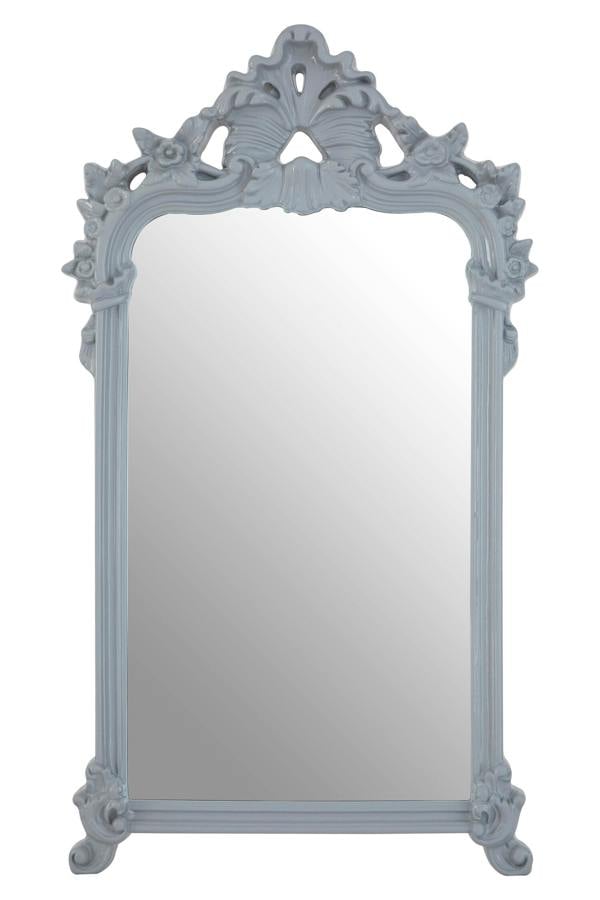 Gabrieli Grey Wall Mirror With Ornate Frame