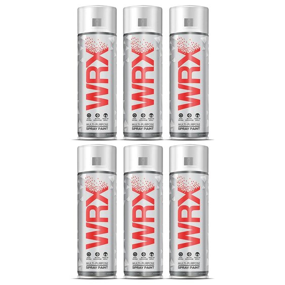 WRX 6X WRX White Surface Primer Spray Paints 400ml