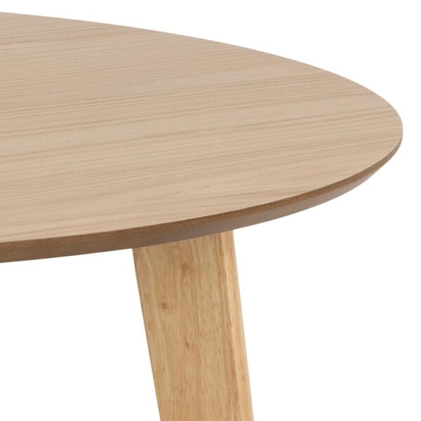 Wyld Haus Saffron Round Dining Table Natural Oak Veener
