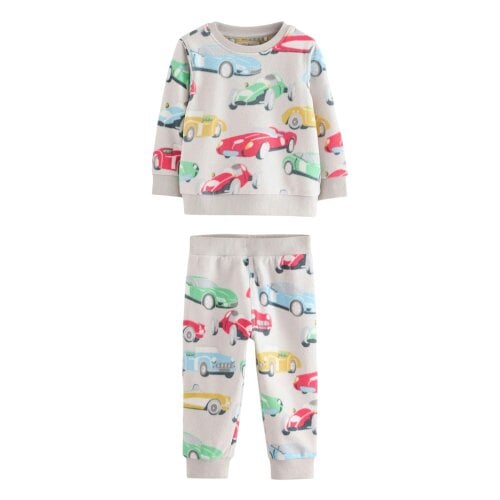 Cath Kidston Girls Fleece Long Pyjama Set - Red - Red - 95% Recycled Polyester/5% Elastane