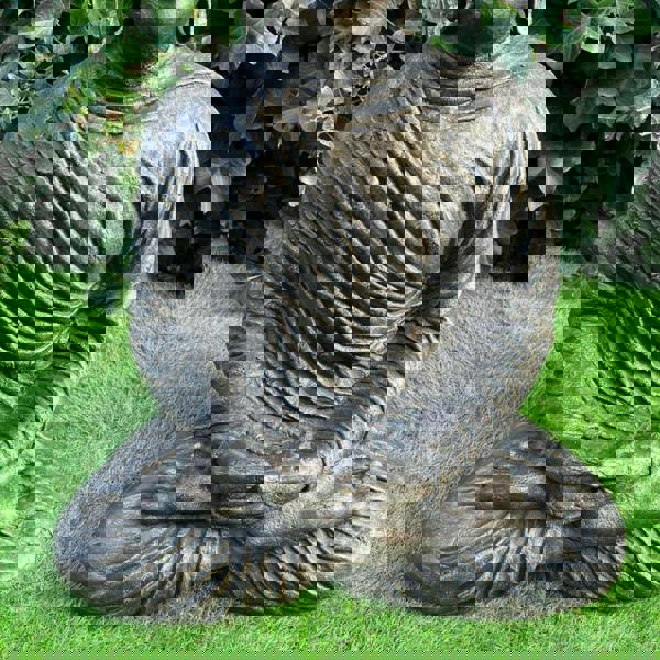 Antique Bronze Meditating Buddha Statue