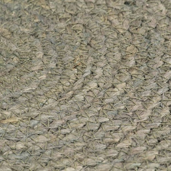 Berkfield Placemats 4 pcs Plain Grey 38 cm Round Jute