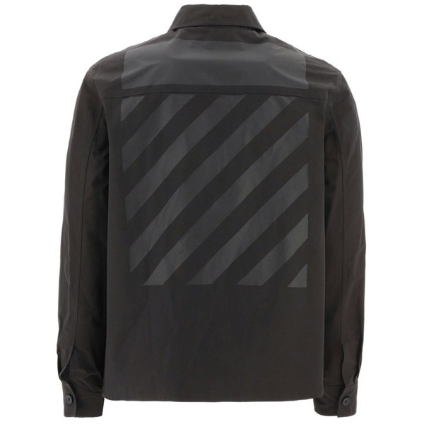 Off-White Diag Tab Zip Skate Fit Black Overshirt Jacket M