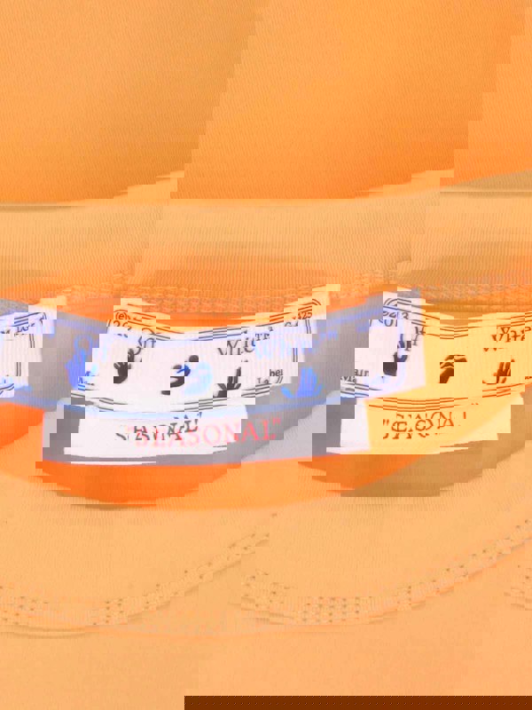 Off-White Sleek Rowing Top Peach Orange