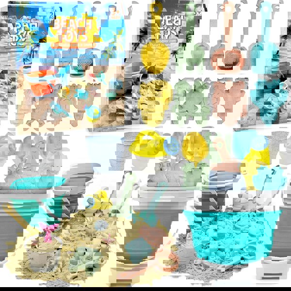 smartbies Collapsible Beach Bucket Sand Toys