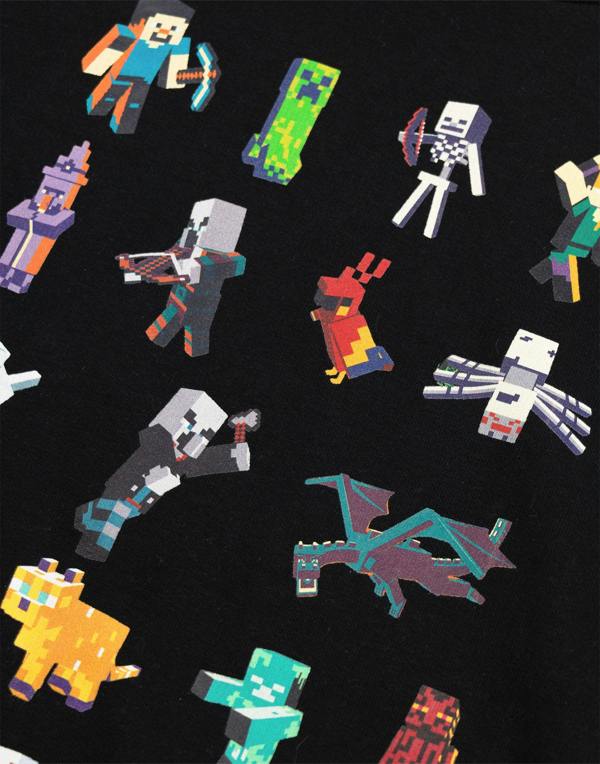 Vanilla Underground Minecraft Boys Black sprites Hoodie