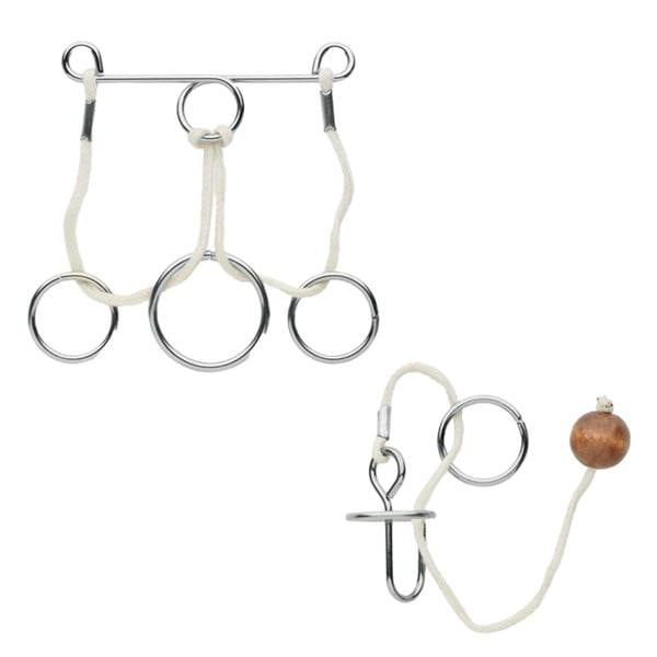 MidOcean Connection Metal Brain Training Game (Pack of 2) - Silver - 