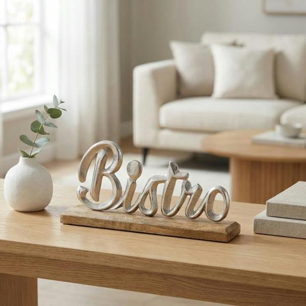 Garden Greatness Wooden Base Bistro Decoration