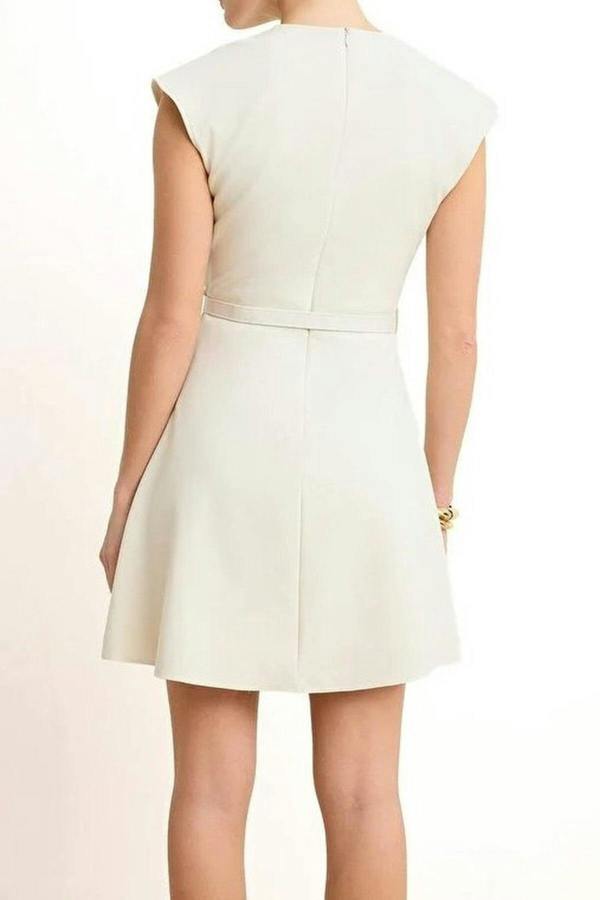 WOVCOR Mini Stretchy Woven Dress