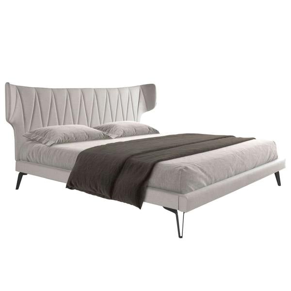 Angel Cerdá Light Grey Fabric Bed 7160